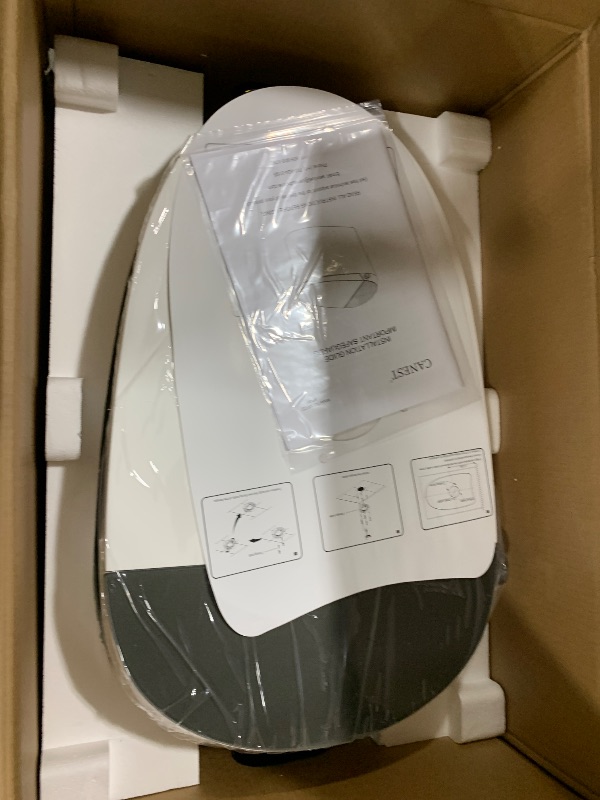 Photo 1 of CANEST Smart Toilet, Smart Toilet with Bidet Built in, ADA Comfort Height, Intelligent Temp Control, Foot Sensor Operation, Warm Water, Heated Seat, Air Dryer, Digital Display (TC-100GE)
