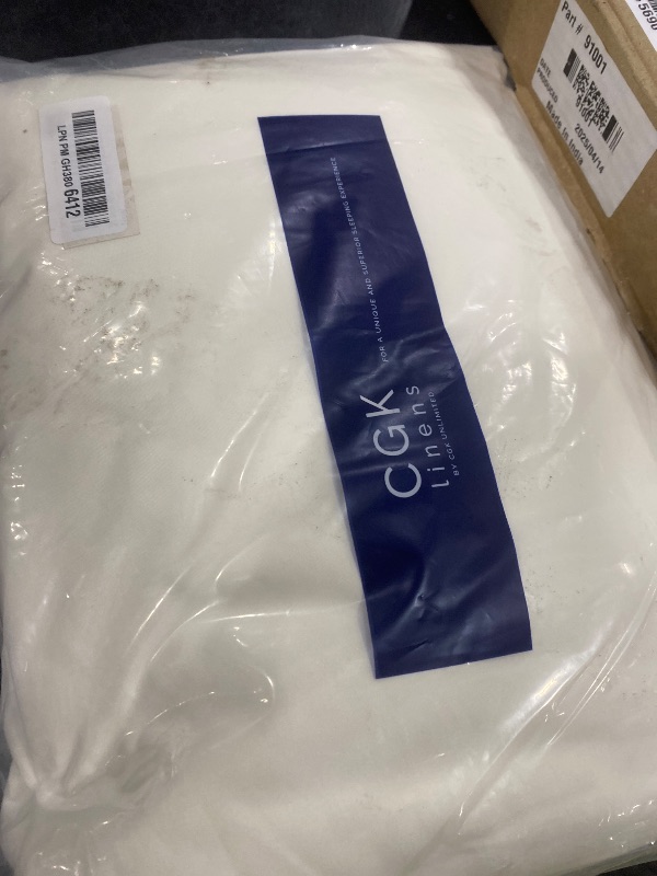 View 2 of CGK Unlimited Twin XL Sheet Set - Antique White