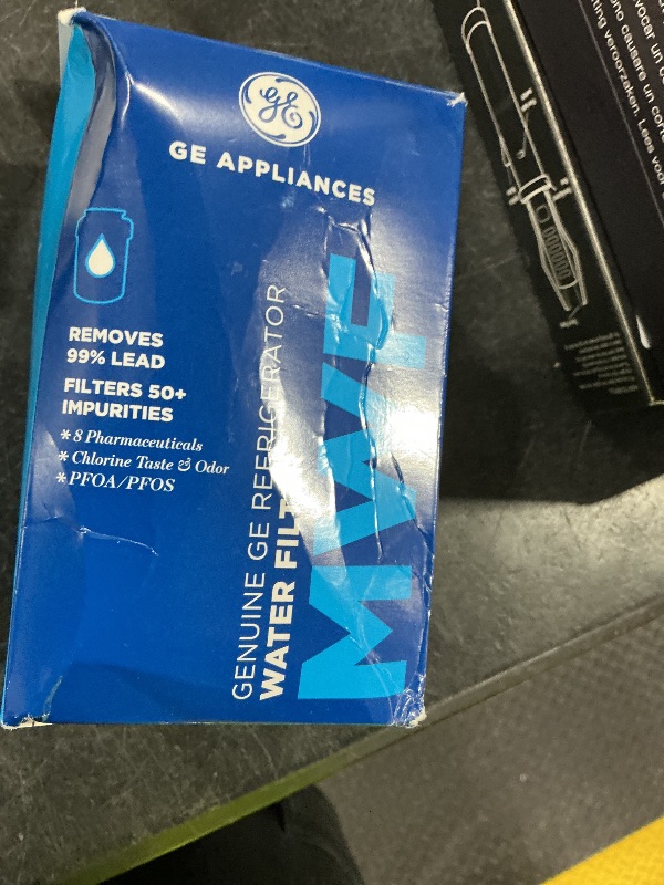 View 2 of GE MWF™ Refrigerator Water Filter, Genuine Filter, Guaranteed Fit, 1-pack