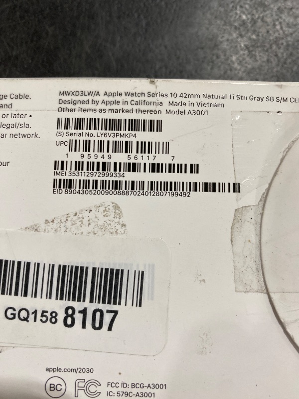 Photo 1 of Apple Watch Series 10 GPS + Cellular Smartwatch