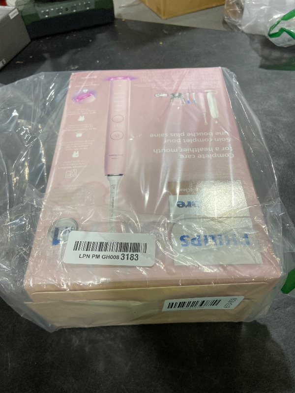 View 2 of Philips Sonicare DiamondClean 9500 Electric Toothbrush 3 Brush Heads, PinkLPNPMGH0083183