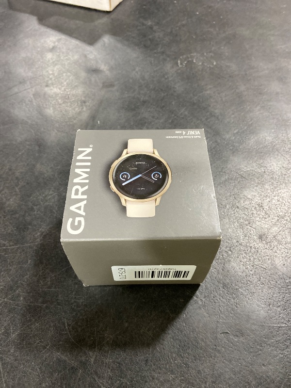 View 2 of Garmin Venu 4 Smartwatch 41mm Bone Silicone