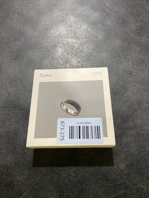 View 2 of Oura Ring 5 Smart Ring - Black - Size 7