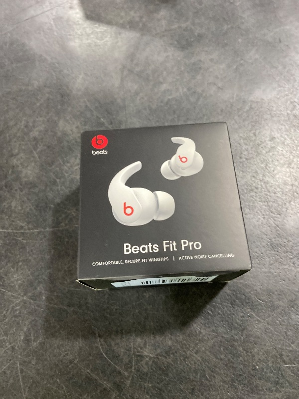 View 2 of Beats Fit Pro (1st Gen) - True Wireless Noise Cancelling Earbuds - Active Noise Cancelling - Sweat Resistant Earphones, Compatible with Apple & Android, Class 1 Bluetooth® - Beats White
