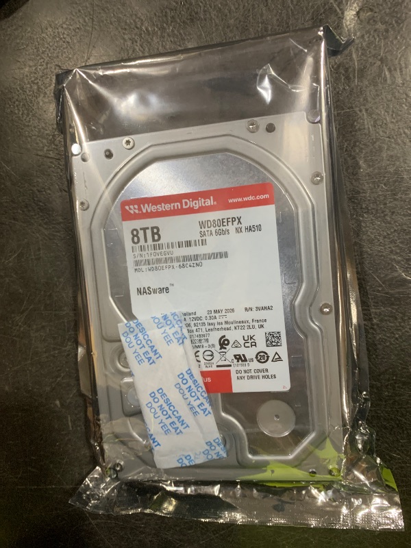 Photo 1 of Western Digital 8TB WD Red Plus Internal Hard Drive
