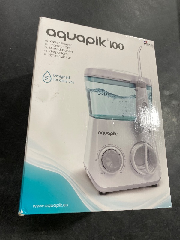 Photo 1 of Aquapik 100 Countertop Water Flosser, Corded Water Pick for Teeth Cleaning