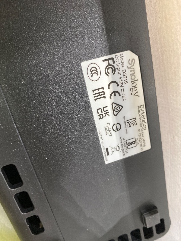 Photo 1 of Synology 2 Bay NAS DiskStation DS218 (Diskless)