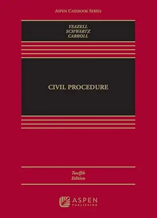Photo 1 of Civil Procedure: [Connected eBook with Study Center] (Aspen Casebook Series)