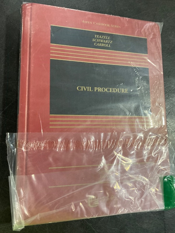 Photo 1 of Civil Procedure: [Connected eBook with Study Center] (Aspen Casebook Series)