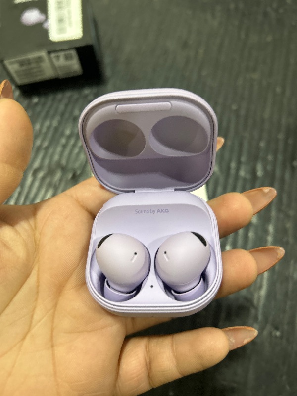 View 2 of Samsung Galaxy Buds 2 Pro True Wireless Earbuds, Bora Purple
