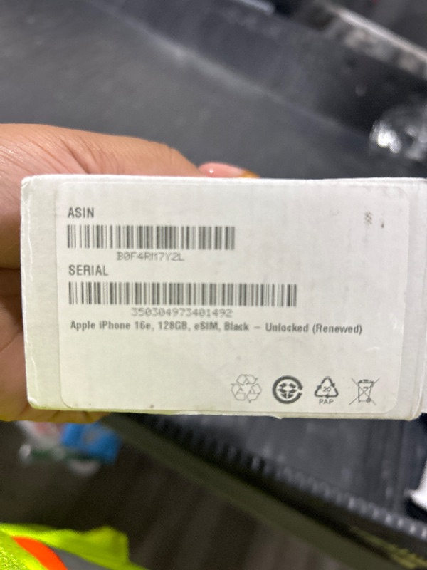 View 4 of Apple iPhone 16e 128GB Black Unlocked