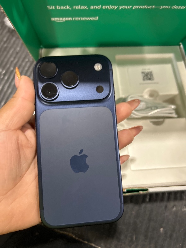 Photo 1 of Apple iPhone 17 Pro 1TB Deep Blue Unlocked (Renewed Premium)