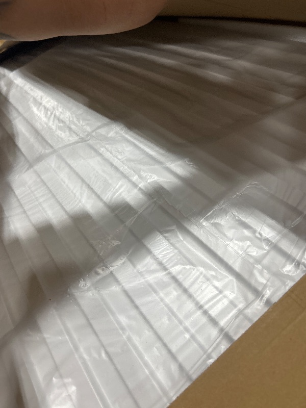 View 2 of Art3d Fluted Slat 3D Wall Panels, Drop Ceiling Tiles, 6-Pack, White