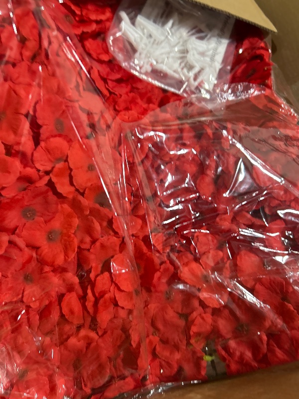Photo 1 of BLOSMON Red Hydrangea Flower Wall Backdrop Panels (6 Pcs)