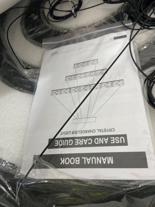 Photo 1 of WOSOHYUN Modern Crystal Chandelier Pendant Light