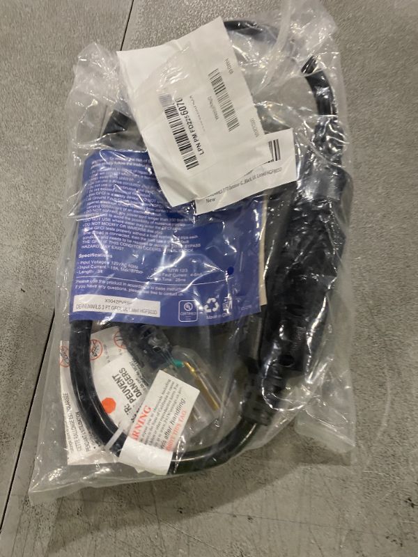 Photo 1 of DEWENWILS 3ft GFCI Outdoor Extension Cord