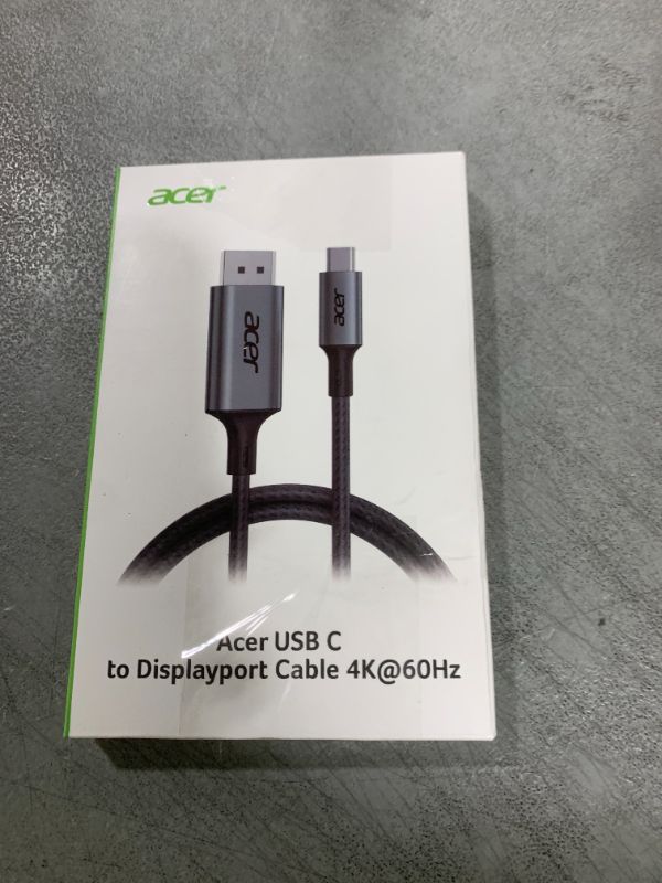 Photo 1 of Acer USB-C to DisplayPort Cable