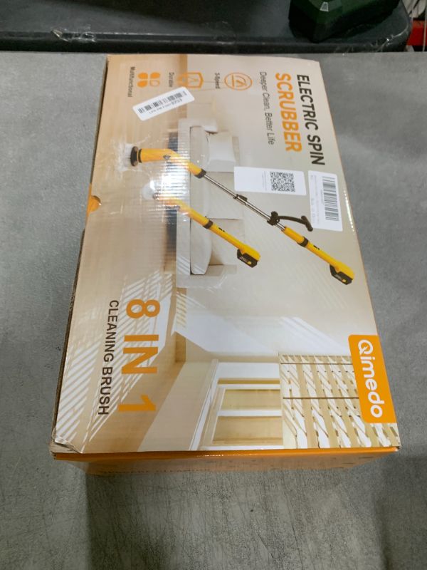 Photo 1 of Qimedo Q3 Electric Spin Scrubber with 50-inch Handle