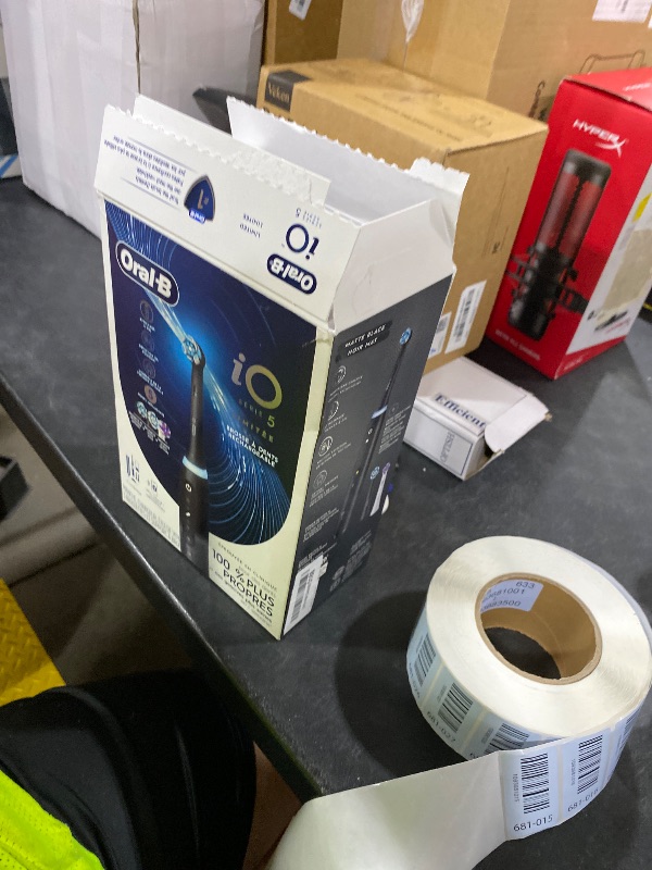 Photo 1 of Oral-B iO5 Limited Deep Clean & Whiten Electric Toothbrush, Black