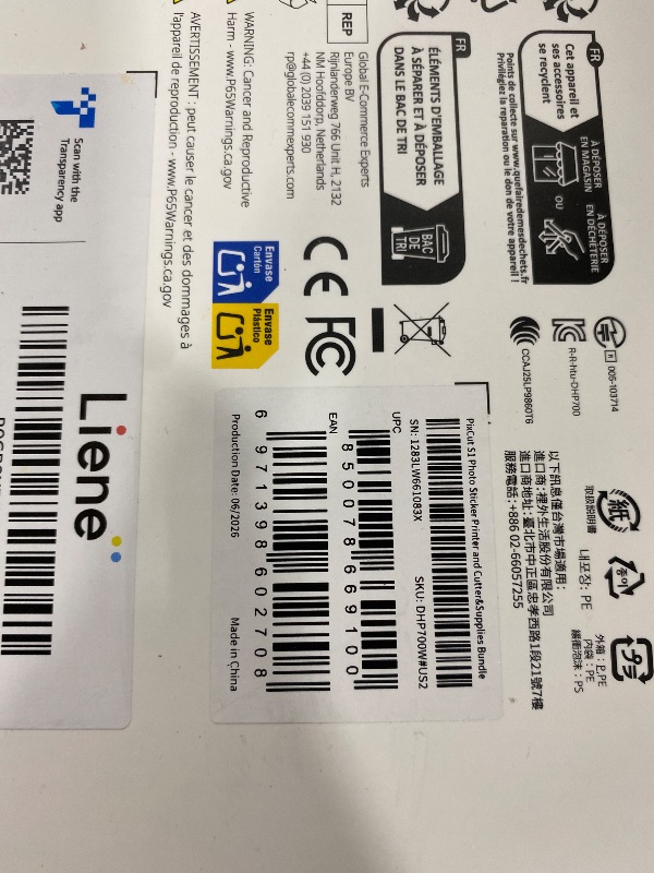 Photo 1 of Liene PixCut S1 Inspire Kit Sticker Printer & Cutter