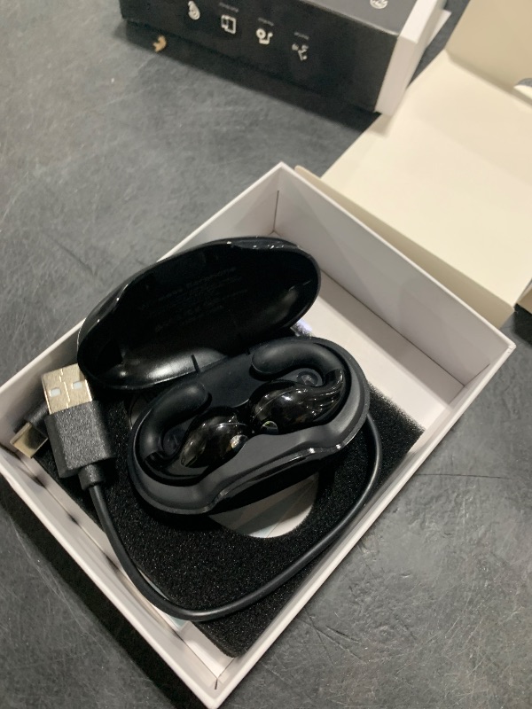 Photo 1 of Ultra Open Ear Earbuds, Clip On Wireless Headphones with Open Ear Comfort