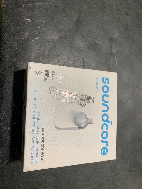View 3 of soundcore Work by Anker, Coin-Sized AI Voice Recorder, 8GB, MFi Certified