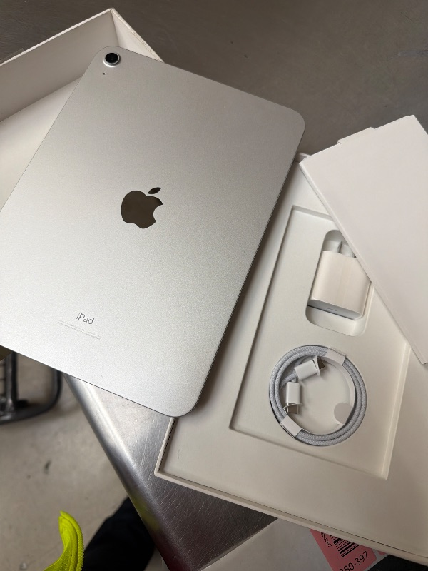 View 10 of Apple iPad 10th Gen 64GB Wi-Fi Silver