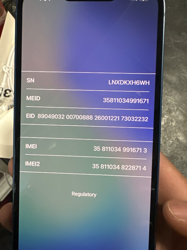 Photo 1 of Apple iPhone 13 128GB Blue - Renewed