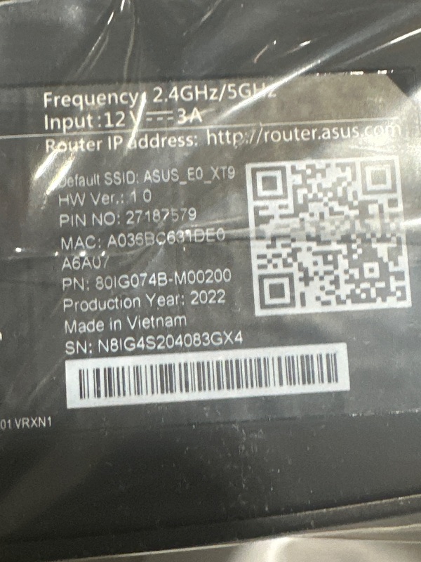 Photo 1 of ASUS ZenWiFi XT9 AX7800 Tri-Band Mesh WiFi 6 System (2-Pack)