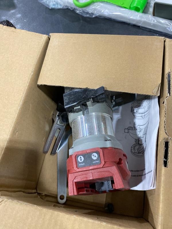 Photo 1 of ZEXAPE Cordless Compact Router, 800W Brushless Motor, 6 Variable Speeds