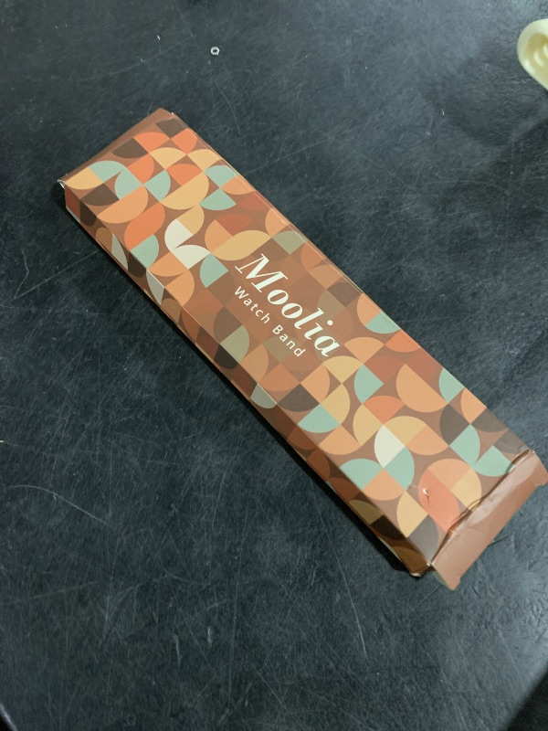 View 2 of Moolia Metal Band for Apple Watch 38-46mm, Rose Gold/Pearl