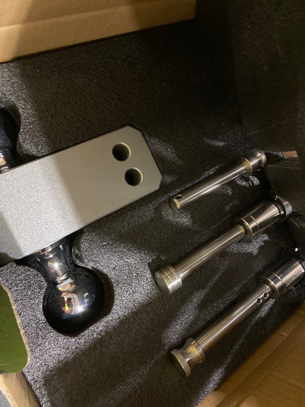 View 3 of METOWARE Adjustable Trailer Hitch Fits 2" Receiver, 6" Drop/Rise 14K GTW