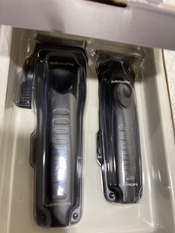 View 3 of BaBylissPRO Hair Trimmer & Hair Clipper Prepack, Compact LO-PROFX, Black