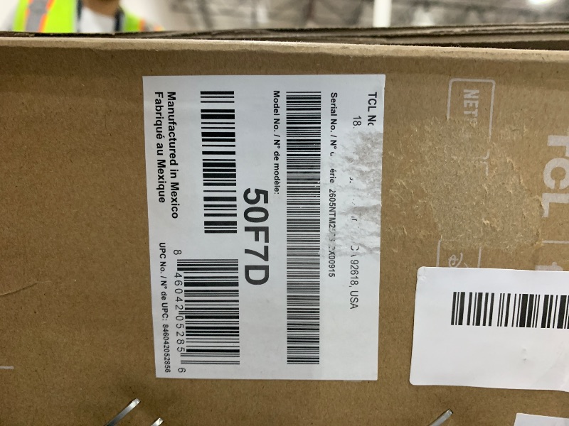 Photo 1 of TCL 50-Inch F7D Series QLED 4K UHD HDR Smart Fire TV, 50F7D (2026)
