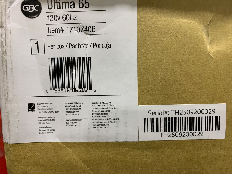 View 3 of GBC Thermal Roll Laminator Machine Ultima 65, Under 10 Minutes Warm-Up, 27" Maximum Width, Variable Laminating Speed, Professional & School Lamination (1710740)