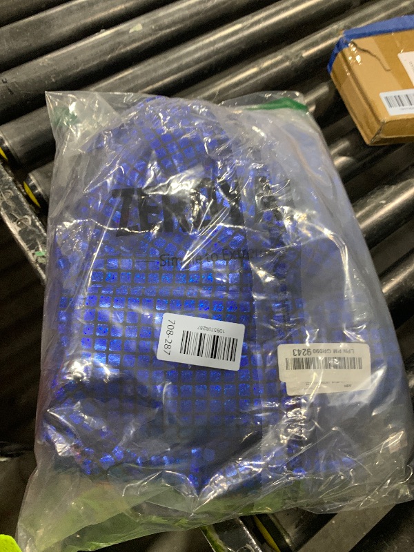 Photo 1 of ZEROYAA Men's Metallic Disco Suit Royal Blue