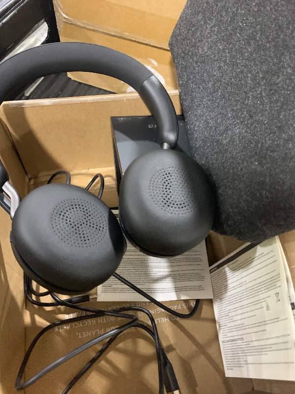 Photo 1 of Jabra Evolve2 65 Wireless Bluetooth Headphones with USB-C