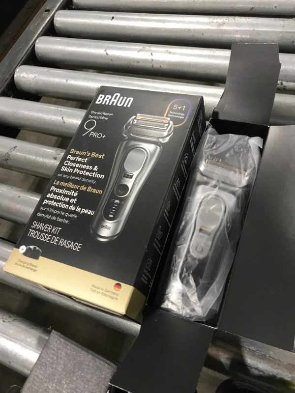 Photo 1 of Braun Electric Razor for Men Series 9 PRO+ Electric Foil Shaver with Precision Trimmer, Charging Stand, Face, Beard Clippers, 9617s