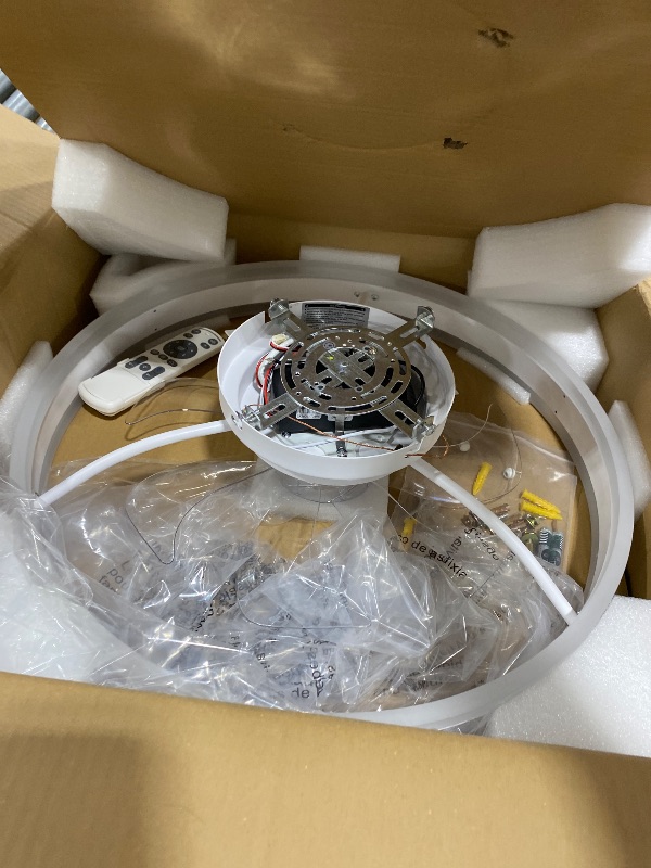 Photo 1 of SAMPHON 20 Inch RGB LED Low Profile Ceiling Fan