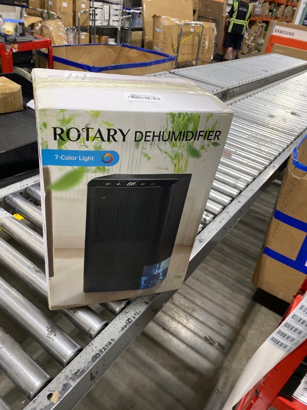 View 3 of YXYUENSR Rotary Desiccant Dehumidifier - Black