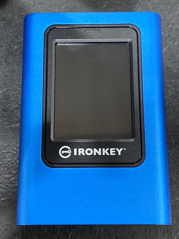 Photo 1 of Kingston IronKey Vault Privacy 80 960GB External SSD | FIPS 197 | XTS-AES 256GB Encrypted | Touch Screen PIN | Secure Data Protection | IKVP80ES/960G