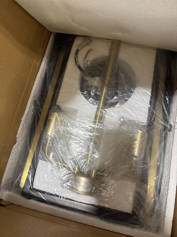 Photo 1 of WJShome 4-Light Butterfly Chandelier, Black and Gold