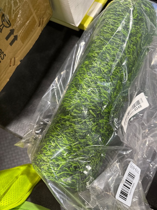 Photo 1 of turfloid Artificial Grass Rug 1 ft x 3 ft, Synthetic Fake Grass Turf Mat for Party Wedding Garden Home Decor, 0.8" Pile Height