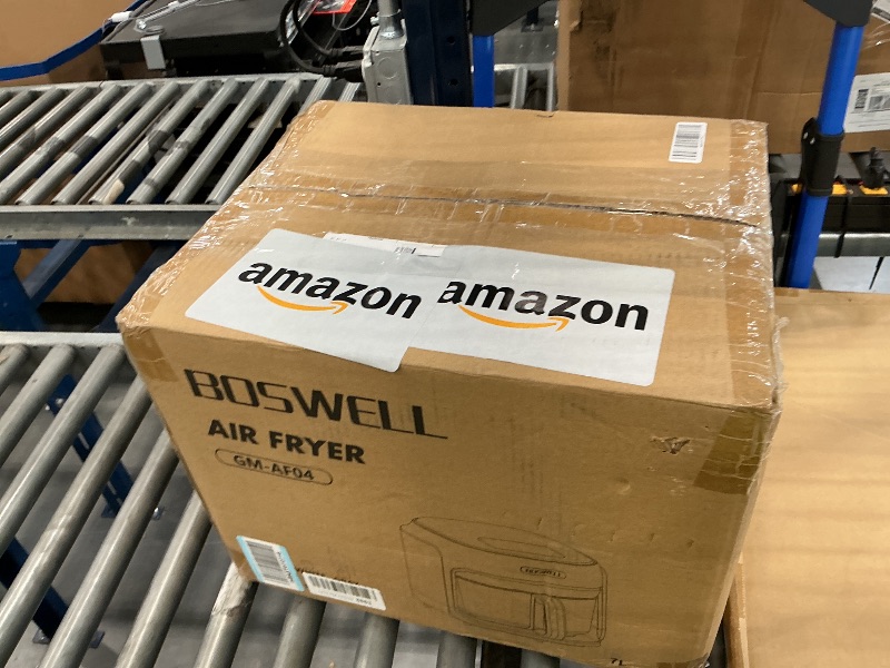 View 2 of BOSWELL 7.5 QT Large Glass Air Fryer, 6-1 Preset Cook Modes