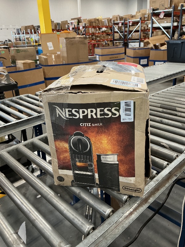 View 2 of Nespresso CitiZ Coffee and Espresso Machine by De'Longhi with Milk Frother, Black, 9.3 x 14.6 x 10.9 inches