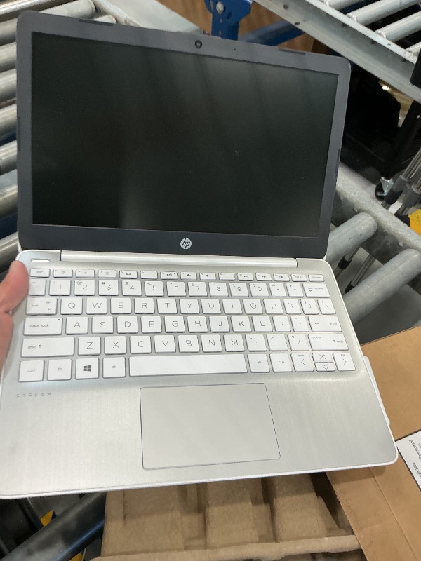 Photo 1 of HP Stream 11.6" HD Laptop, Intel Celeron N4000, 4GB RAM, 32GB eMMC, Windows 10