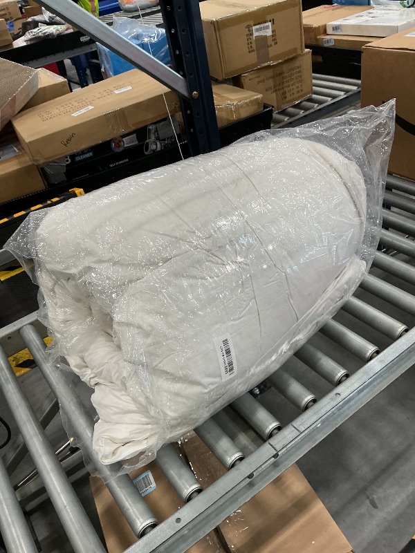 Photo 1 of TOPGREEN Feather Down Comforter Super King, 100% Organic Cotton