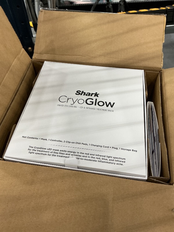 View 4 of Shark CryoGlow LED Face Mask with Under-Eye Cooling