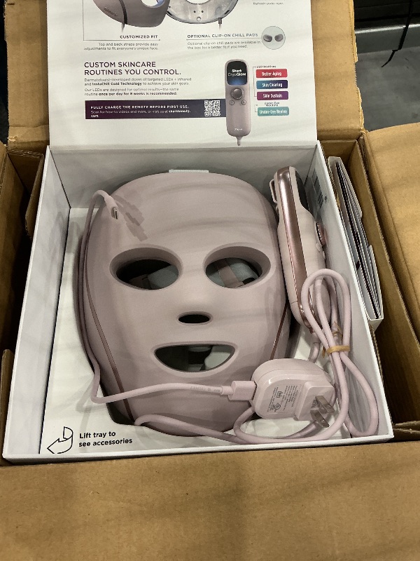 View 3 of Shark CryoGlow LED Face Mask with Under-Eye Cooling