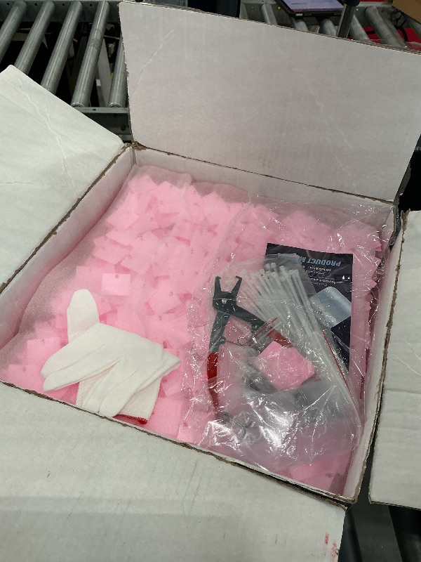 View 3 of COKAOBE LiteGrid Series Shimmer Wall Backdrop - 24Pcs Baby Pink